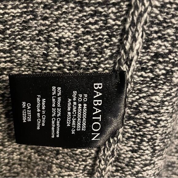 Aritzia Babaton Cashmere / Wool Cape Cardigan Oversize S/M - Picture 8 of 9